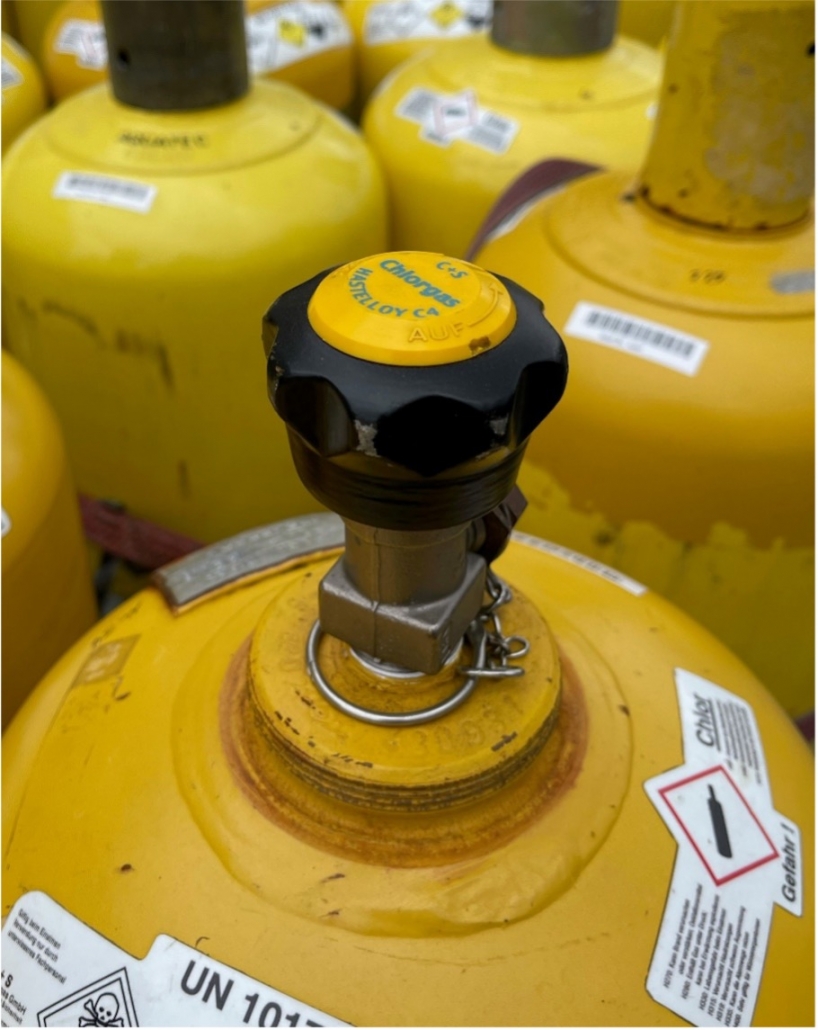 Gasflasche Schwimmbadtechnik Aquatec